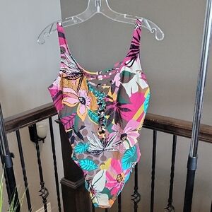 Floral Multicolor One-Piece Swimsuit